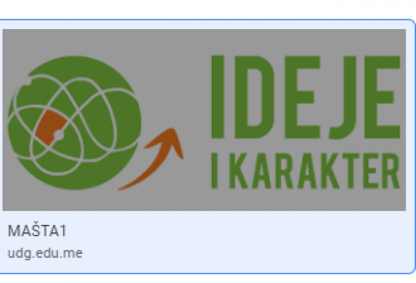 Projekat Ideje i karakter